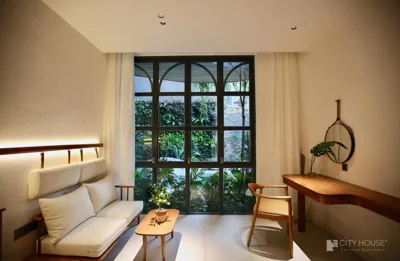 Studio mit Poolblick — CityHouse VIBE City Oasis